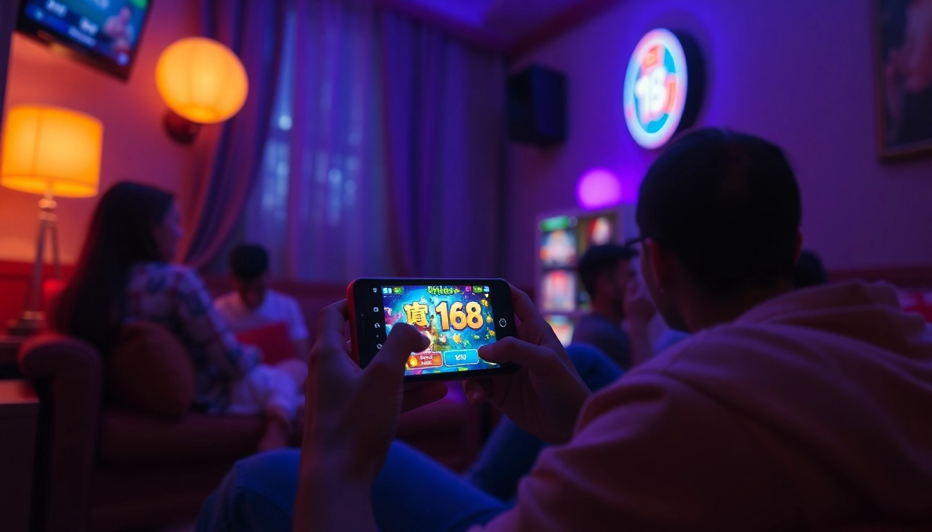 Experience the thrill of สล็อต168 while gaming on your mobile device in a cozy setting.