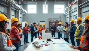 Enhancing employee skills through Safety Training Programs in an engaging workshop environment.
