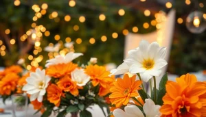 Arrange stunning Orange County event flowers for a luxurious outdoor celebration.