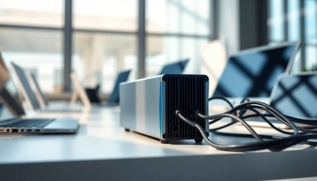 TPower power supply unit showcased in a modern workspace, accentuating innovation and reliability.