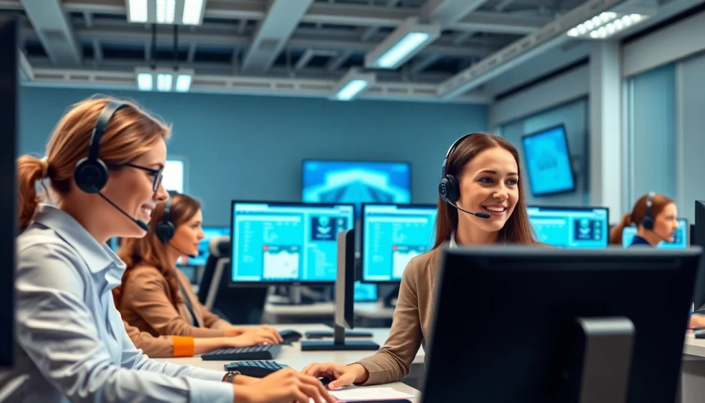 Agents providing Order Processing Services efficiently in a modern call center environment.
