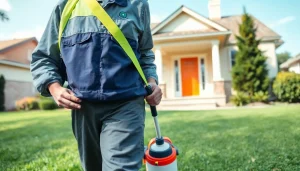 Pest control Sydney expert inspecting a residential property for pest management.