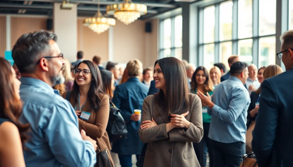Capture powerful moments of Miami Corporate Event Videography Photography in a vibrant networking setting.