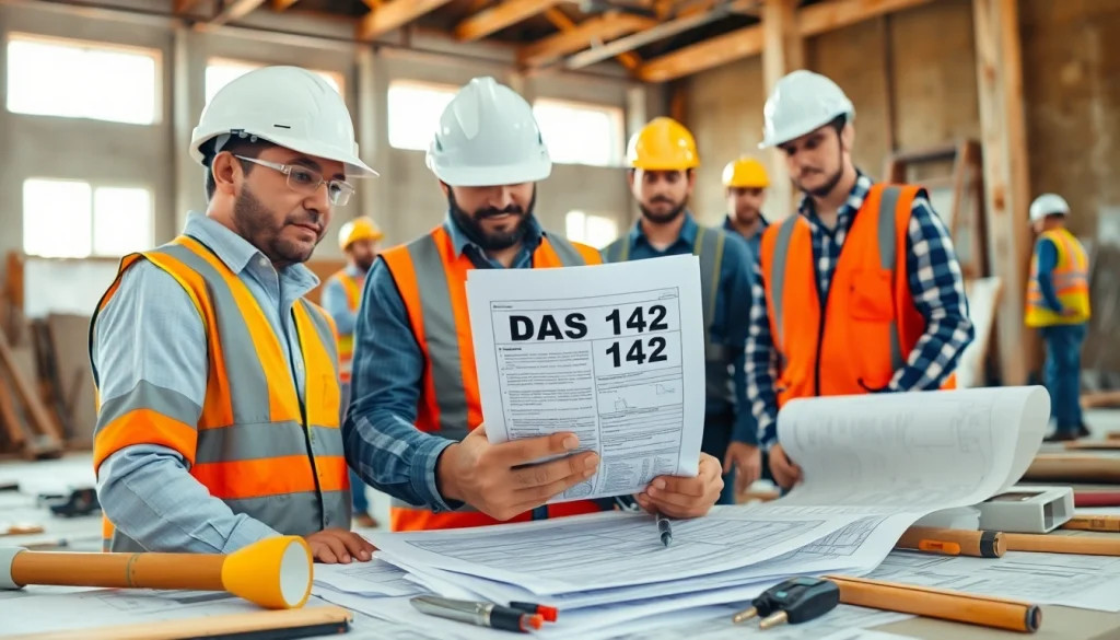 DAS 142 form being reviewed by a contractor highlighting the importance of compliant apprenticeship dispatch.