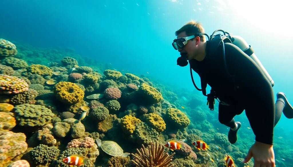 Explore breathtaking coral reefs while taking a Bali diving course in vibrant underwater settings.
