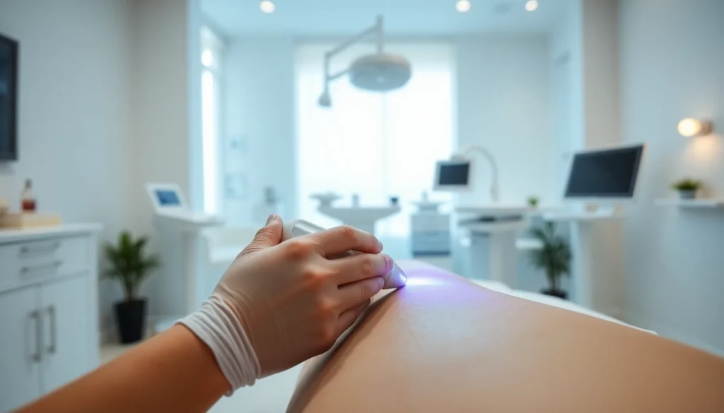 Experience effective laser hair removal treatment in a modern, clean clinic setting.