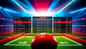 Place your bets on mix parlay with vibrant football action and clear betting odds displayed.