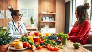 Weight loss companies providing personalized advice during a professional consultation.