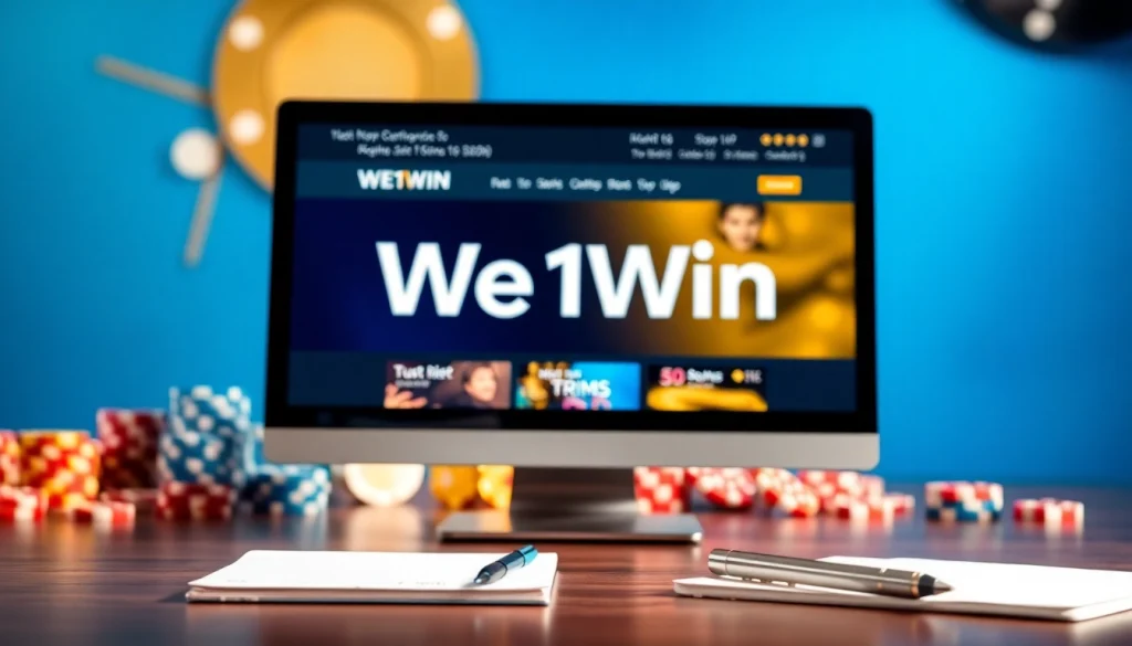 Discover if We1Win Legit? through detailed reviews on a computer screen.