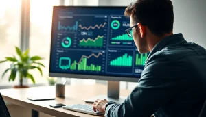 Analyze social media panel data in a modern workspace with charts and insights
