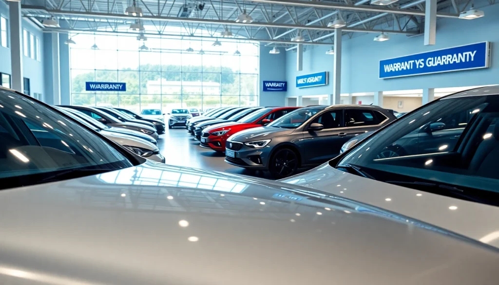 Vânzare de auto second hand cu garantie în showroom modern.