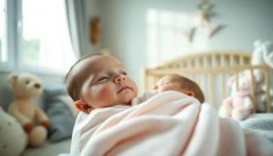 Dress a newborn baby in cozy and stylish newborn baby clothes for a serene look.
