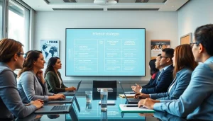 Engage in dynamic discussions about strategies for success with a diverse professional group.