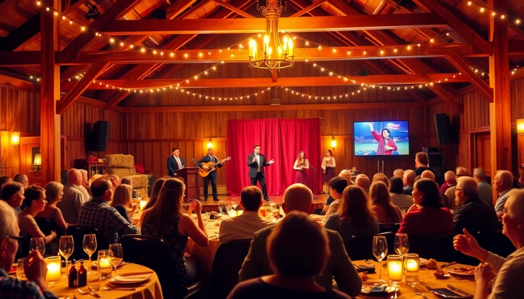 Experience a captivating dinner theater in las vegas with a dynamic live performance and audience engagement.