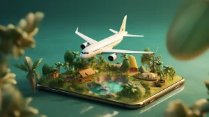 673dbc54c33d6963f0ba9e80_teacode ai planning app phone with 3d plane over wild terrain