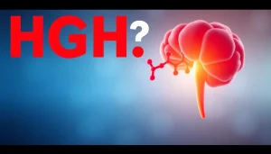 Visual representation explaining what is hgh and its role in human development.