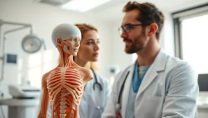 Plastische Chirurgie Braunschweig - Patient and surgeon discussing treatment options in a modern clinic.
