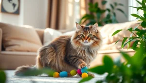 Find Maine Coon cats for sale near me in a cozy setting with playful toys.