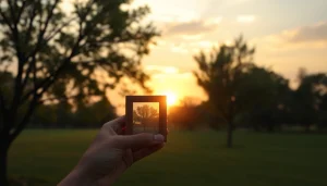 Person contemplating grief in a park during sunset, reflecting on loss and healing.