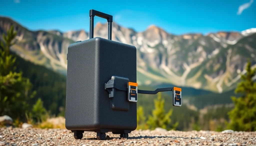 Transport gear effortlessly with a wheeled hard case for equipment designed for adventure.