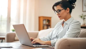 Save money using Coupon Code while shopping online in a cozy home setting.