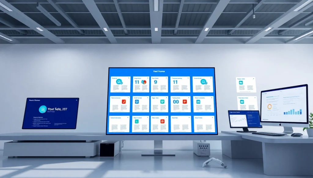 Showcase of https://digitalsoftwaremarkett.com with various digital software licenses available.