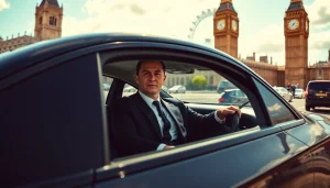 Experience luxury with a private chauffeur London driving through iconic landmarks.