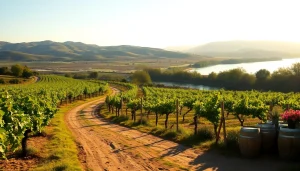 Experience the tranquil beauty of Carksburg CA with lush vineyards and scenic river views.