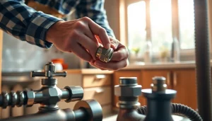 Fixing plumbing Lacey Wa while showcasing a skilled plumber's professional expertise.